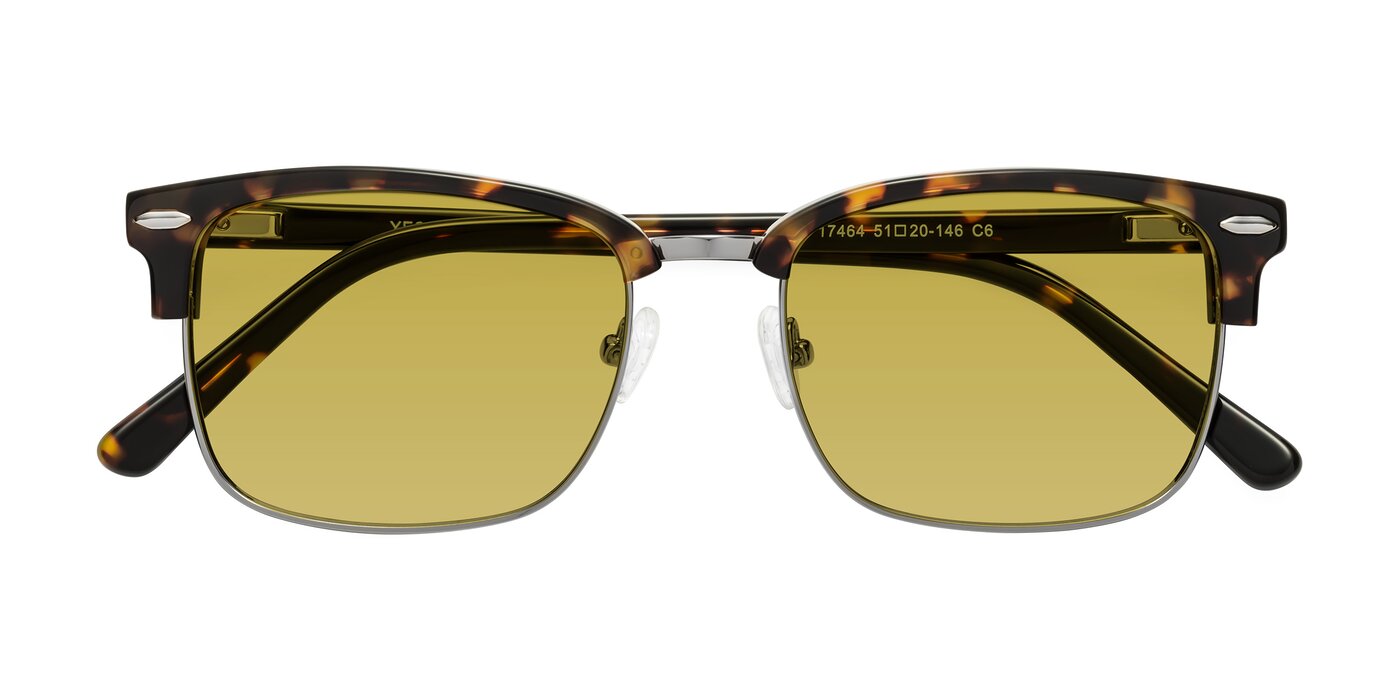 17464 - Tortoise/ Gunmetal Tinted Sunglasses