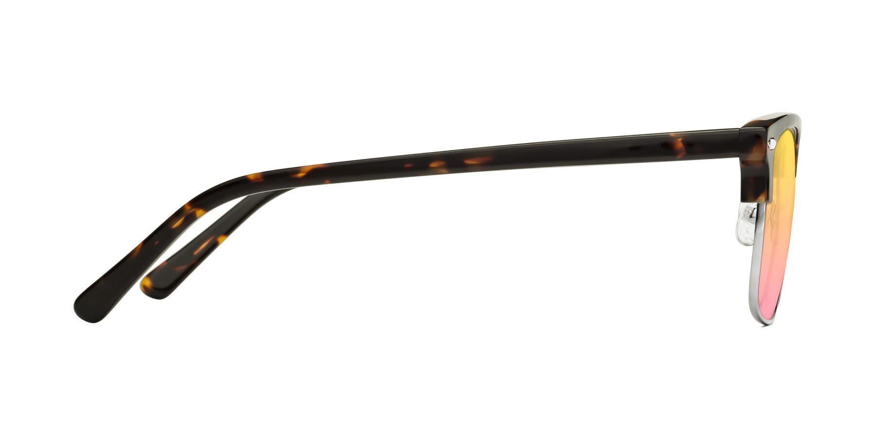 Side of 17464 in Tortoise/ Gunmetal with Yellow / Pink Gradient Lenses