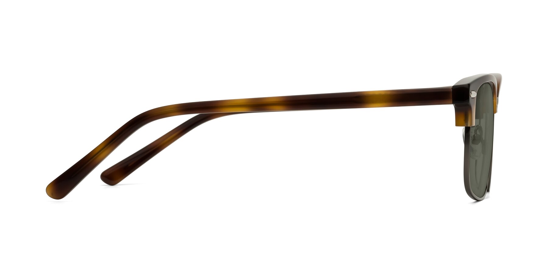 Side of 17464 in Tortoise/ Gunmetal with Gray Polarized Lenses