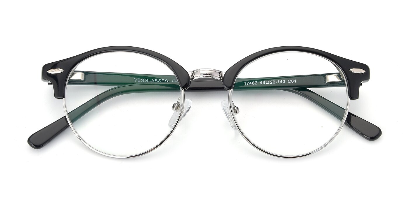 17462 - Black / Silver Eyeglasses