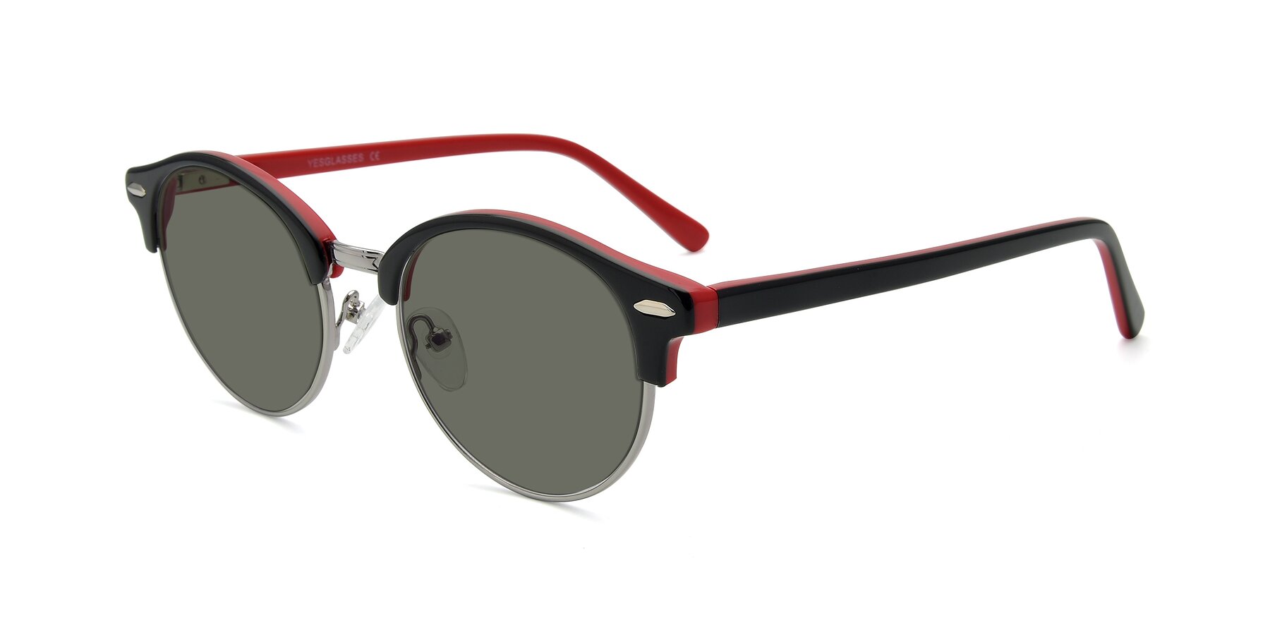 Angle of 17462 in Black-Wine with Gray Polarized Lenses