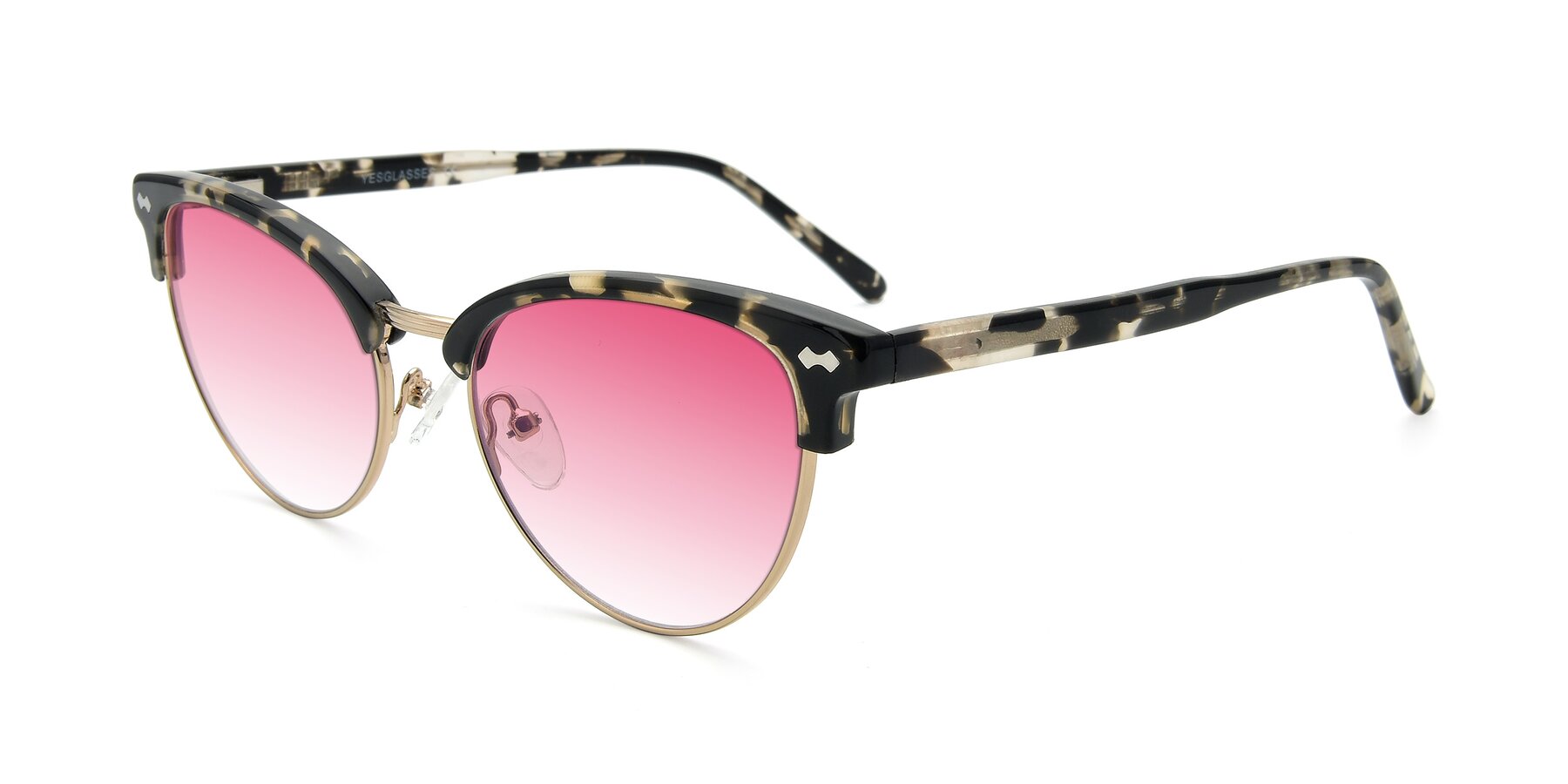 Angle of 17461 in Tortoise-Gold with Pink Gradient Lenses