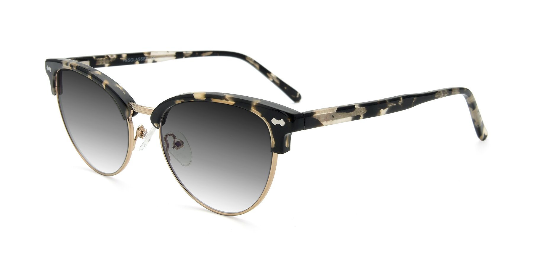 Angle of 17461 in Tortoise-Gold with Gray Gradient Lenses