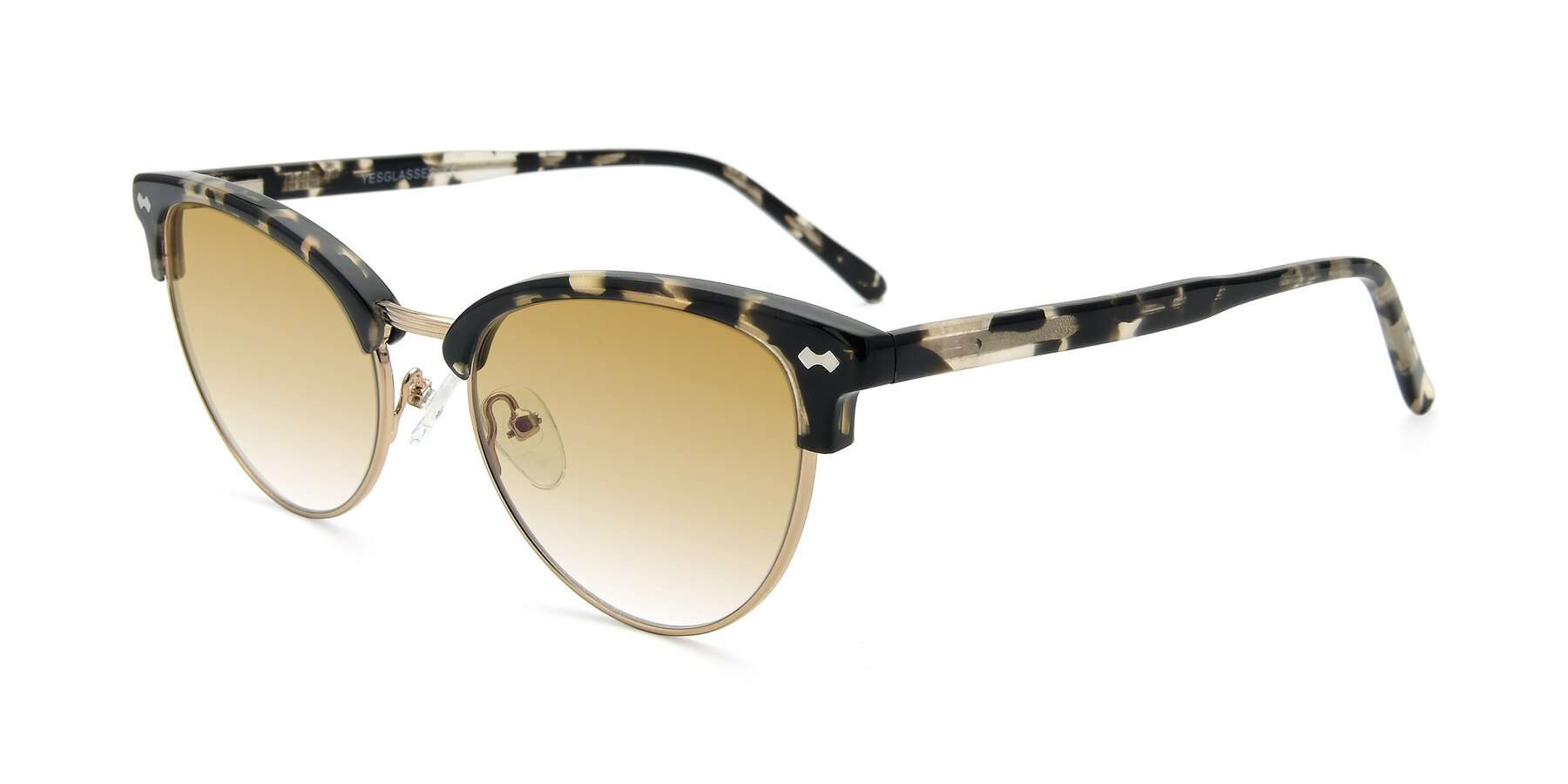 Angle of 17461 in Tortoise-Gold with Champagne Gradient Lenses