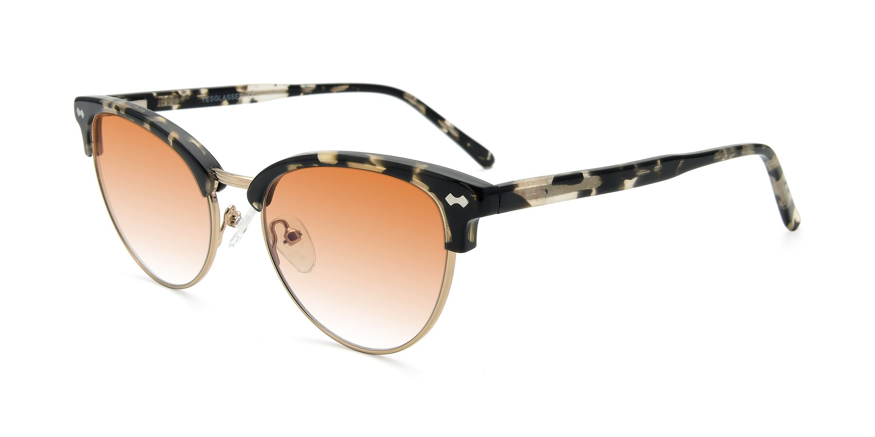 Angle of 17461 in Tortoise-Gold with Orange Gradient Lenses