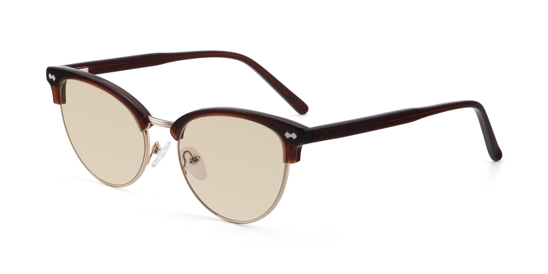 Angle of 17461 in Amber Brown with Light Brown Tinted Lenses