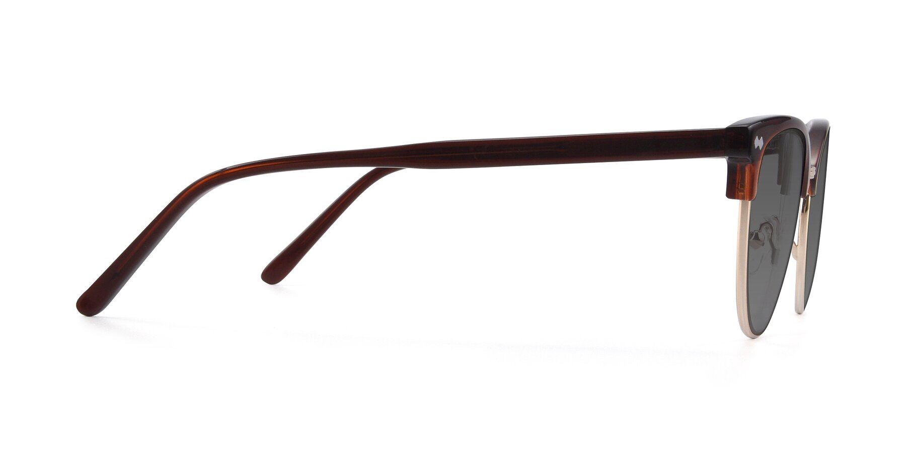 Side of 17461 in Amber Brown with Medium Gray Tinted Lenses