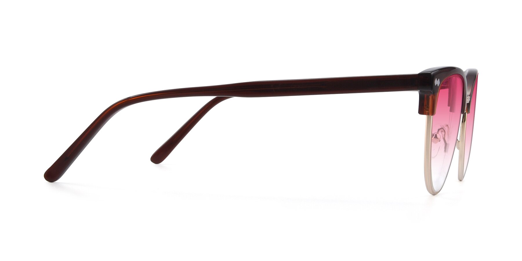 Side of 17461 in Amber Brown with Pink Gradient Lenses