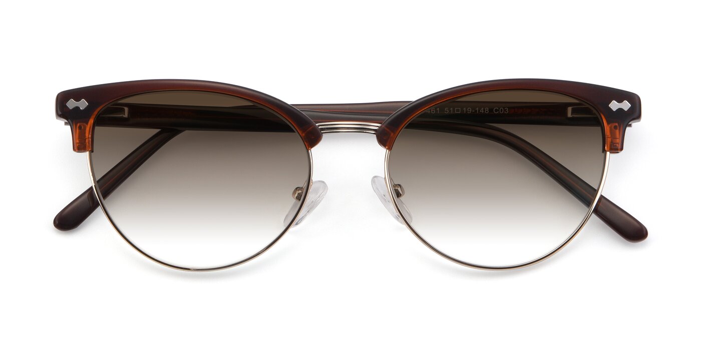 17461 - Amber Brown Gradient Sunglasses
