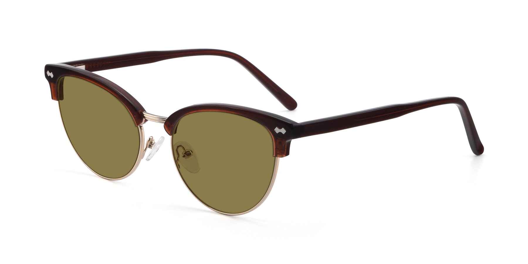Angle of 17461 in Amber Brown with Brown Polarized Lenses