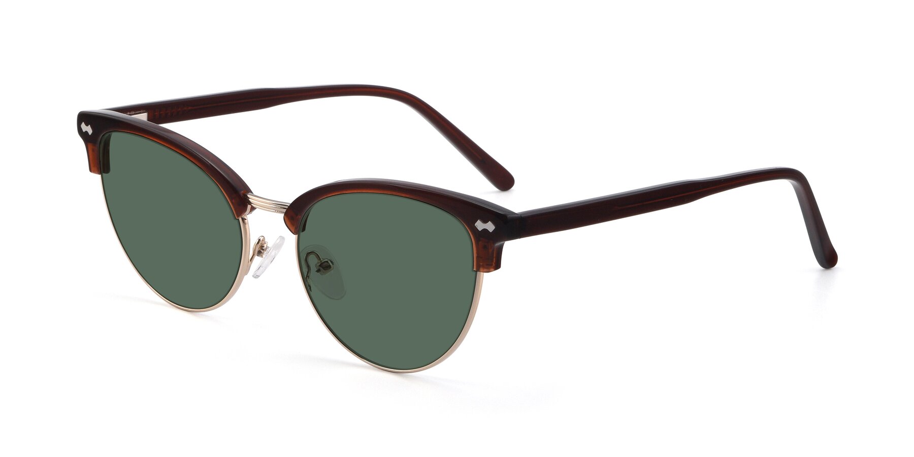 Angle of 17461 in Amber Brown with Green Polarized Lenses