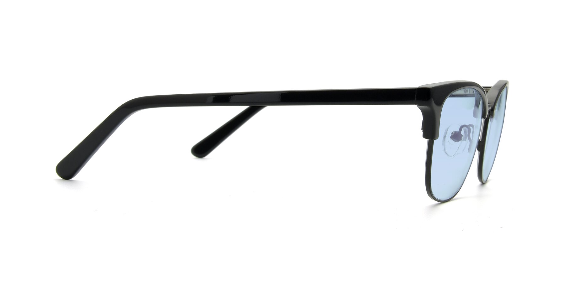 Side of 17463 in Black with Light Blue Tinted Lenses