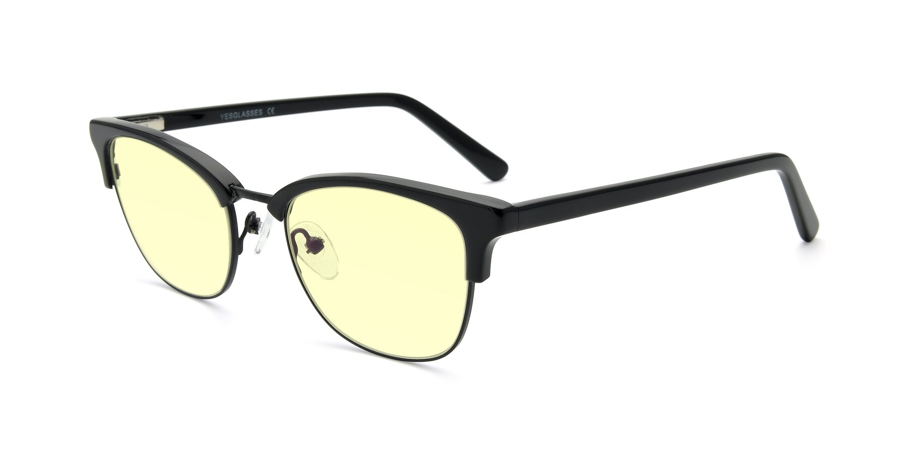 Angle of 17463 in Black with Light Yellow Tinted Lenses