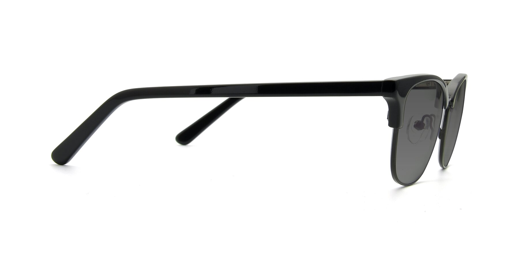 Side of 17463 in Black with Medium Gray Tinted Lenses