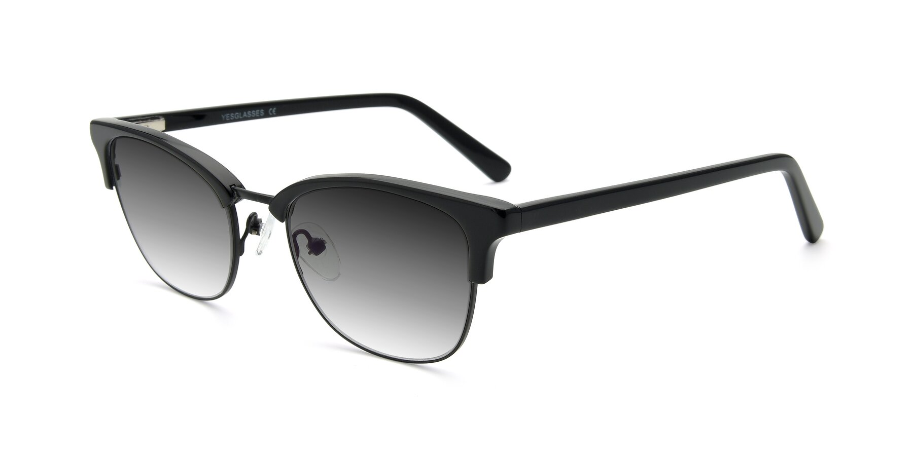 Angle of 17463 in Black with Gray Gradient Lenses