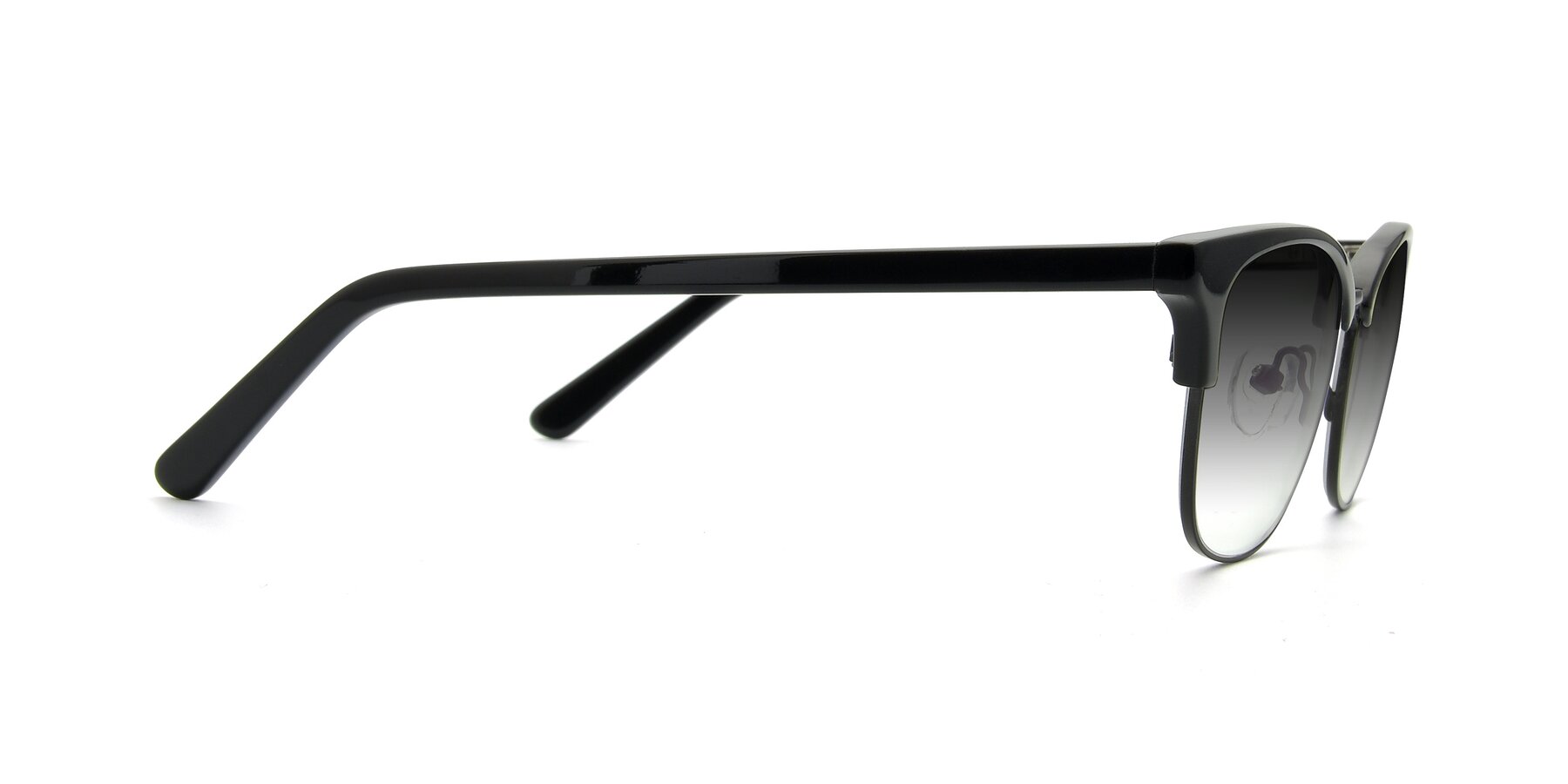 Side of 17463 in Black with Gray Gradient Lenses
