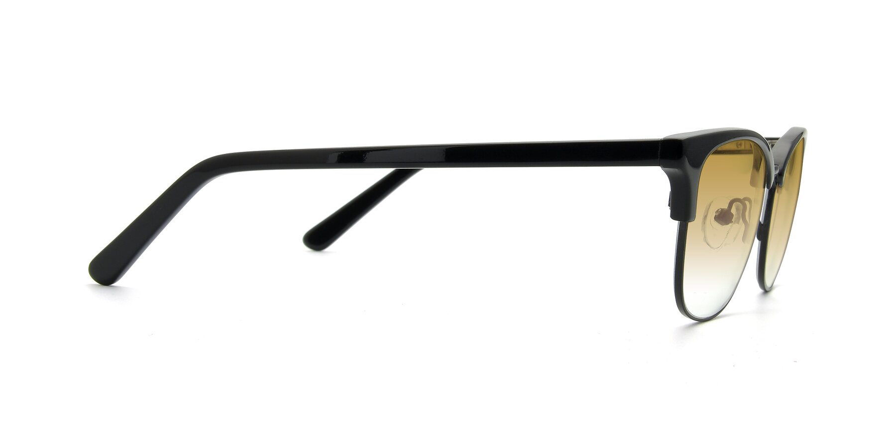 Side of 17463 in Black with Champagne Gradient Lenses