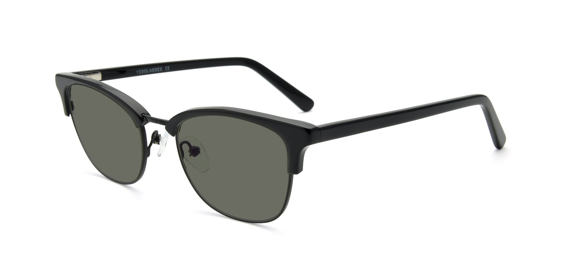 Angle of 17463 in Black with Gray Polarized Lenses