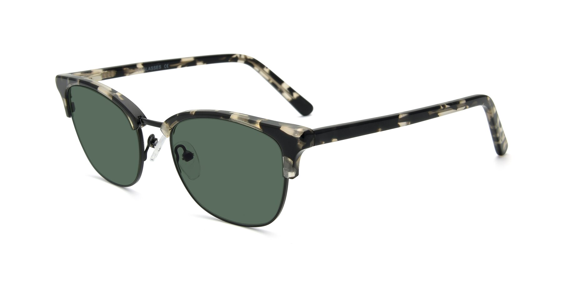 Angle of 17463 in Black-Tortoise with Green Polarized Lenses