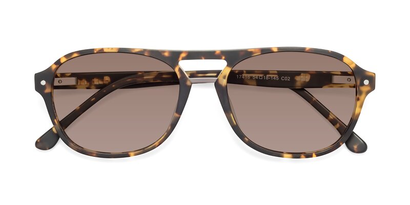 17416 - Matte Tortoise Tinted Sunglasses