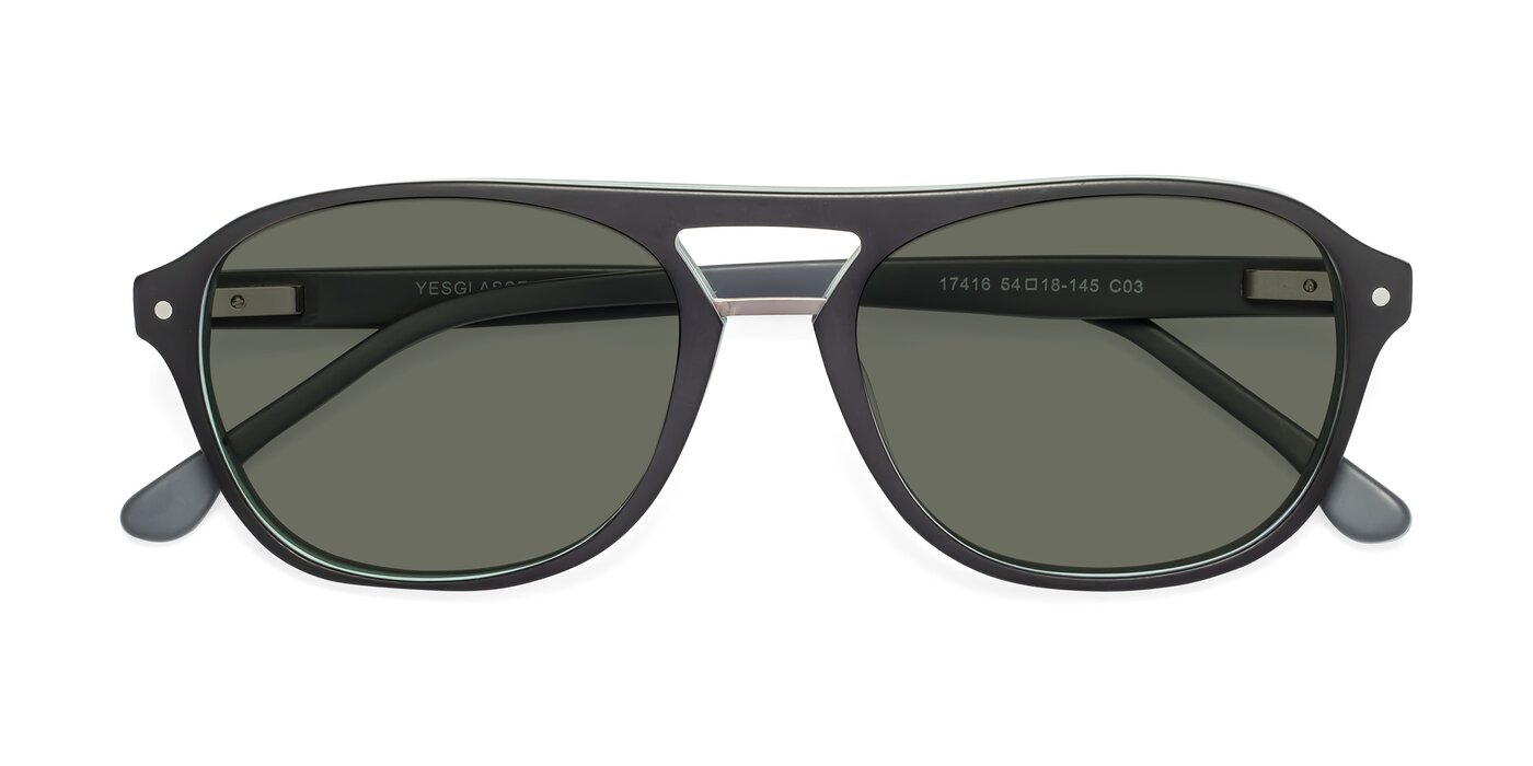 17416 - Matte Black Polarized Sunglasses