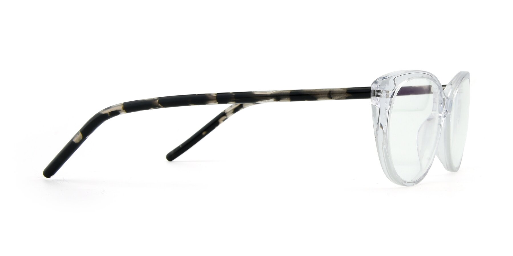 Side of 17420 in Clear with Clear Reading Eyeglass Lenses