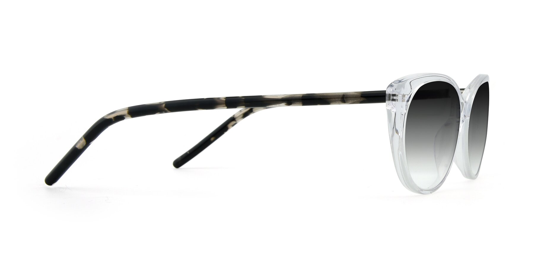 Side of 17420 in Clear with Gray Gradient Lenses