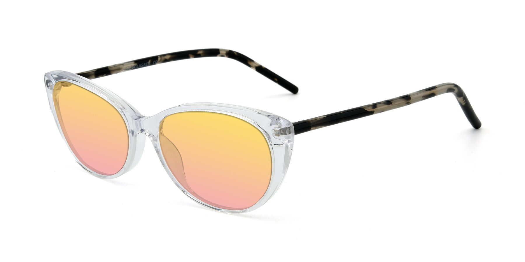 Angle of 17420 in Clear with Yellow / Pink Gradient Lenses