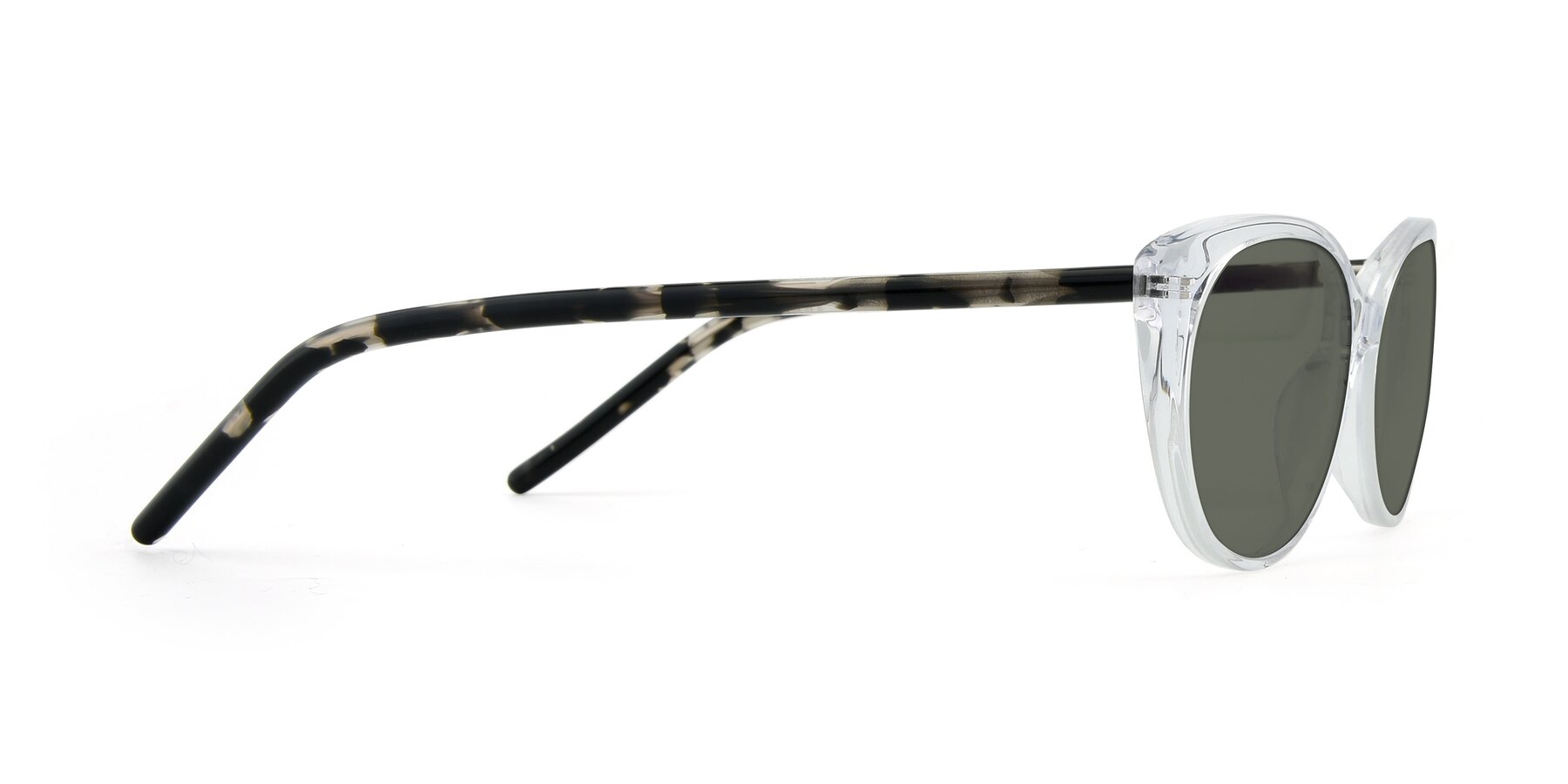 Side of 17420 in Clear with Gray Polarized Lenses
