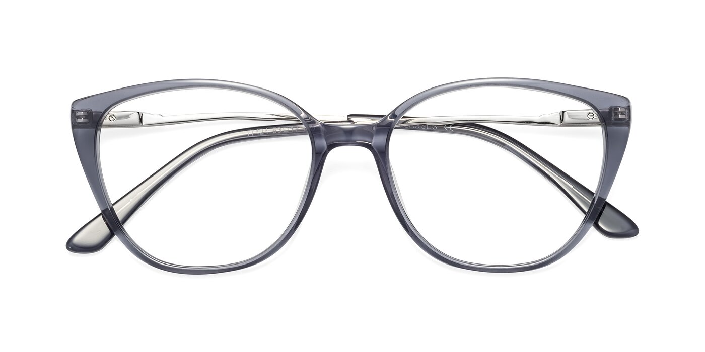 17424 - Transparent Grey Eyeglasses