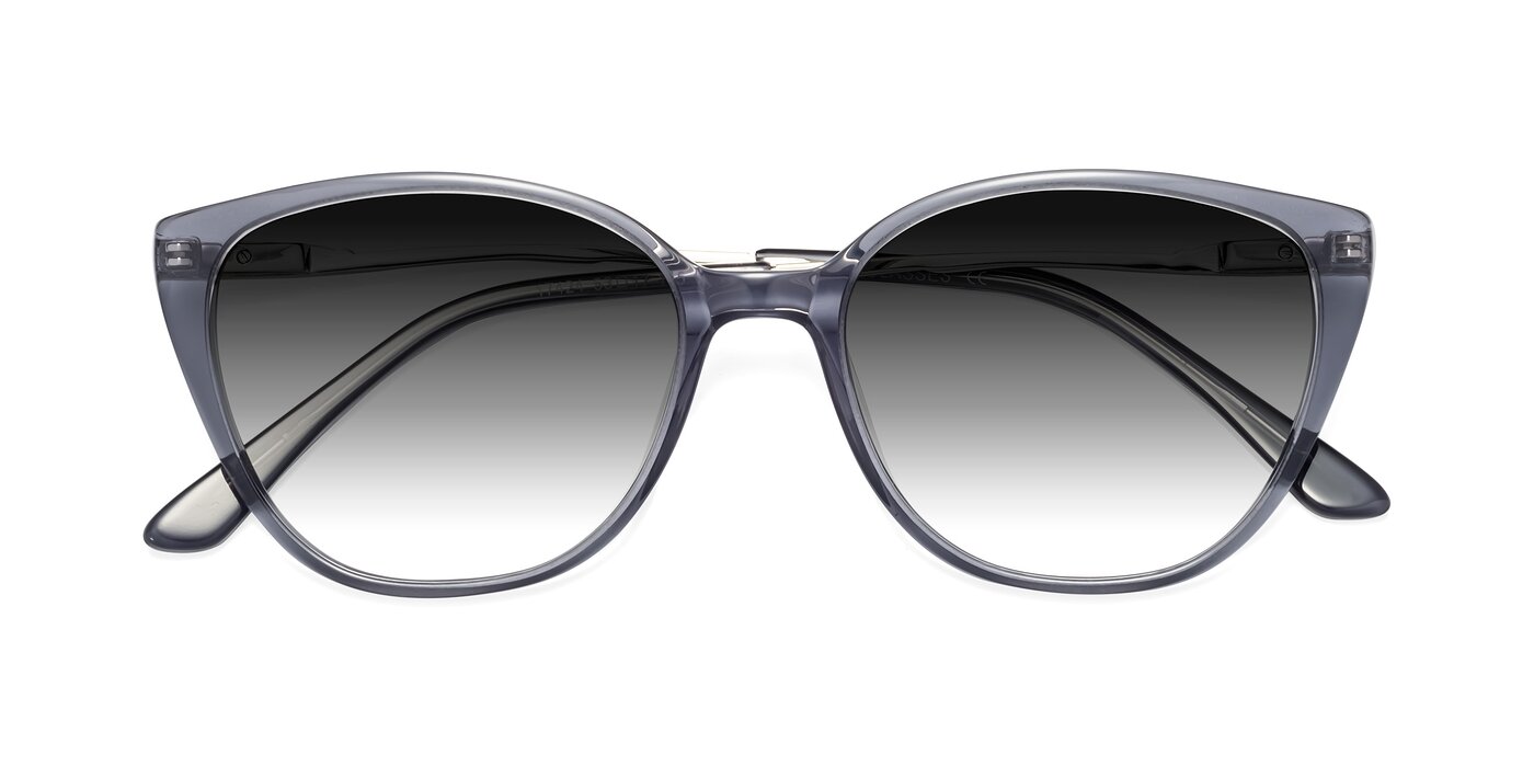 17424 - Transparent Grey Gradient Sunglasses