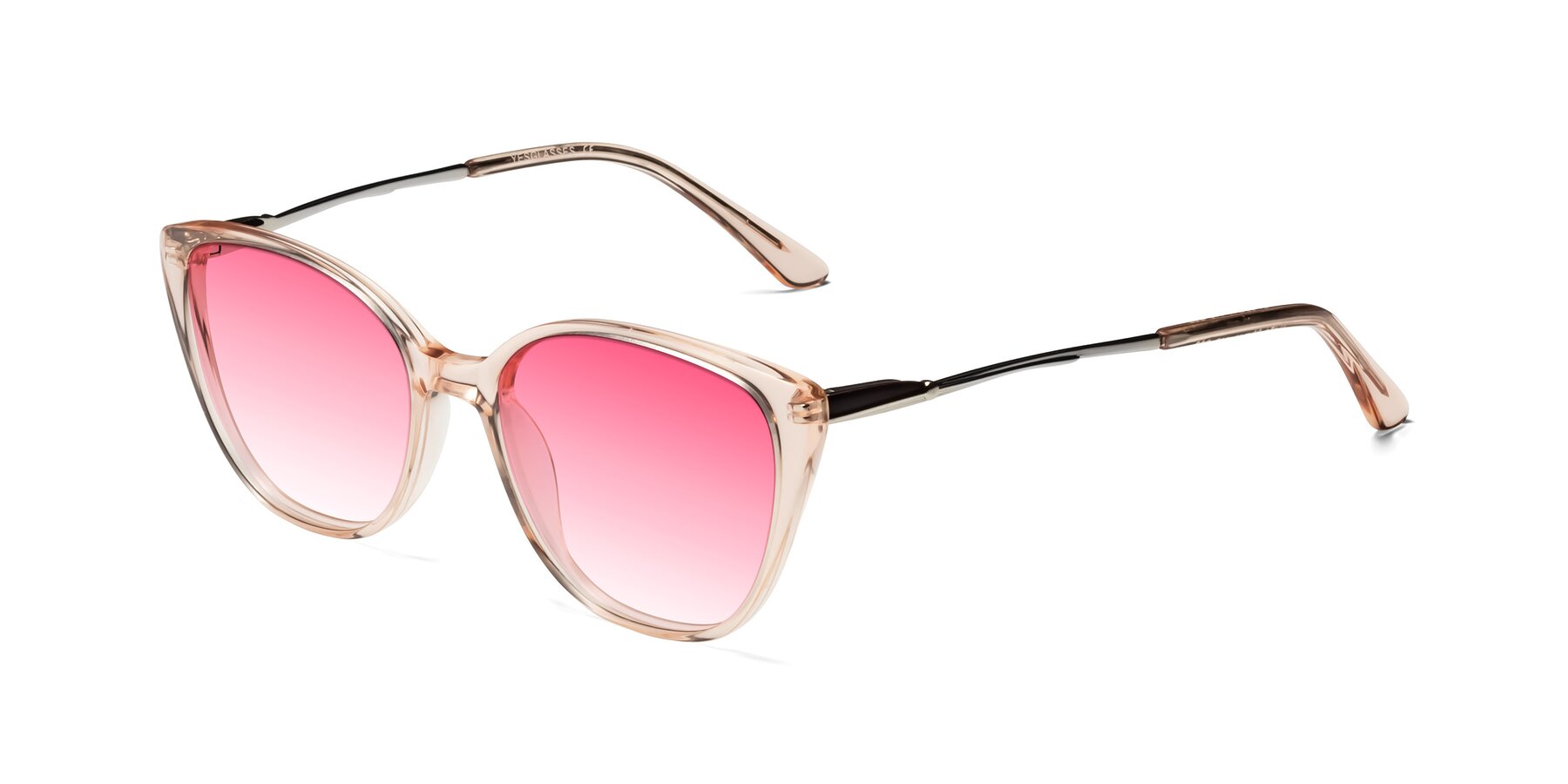 Angle of 17424 in Transparent Pink with Pink Gradient Lenses