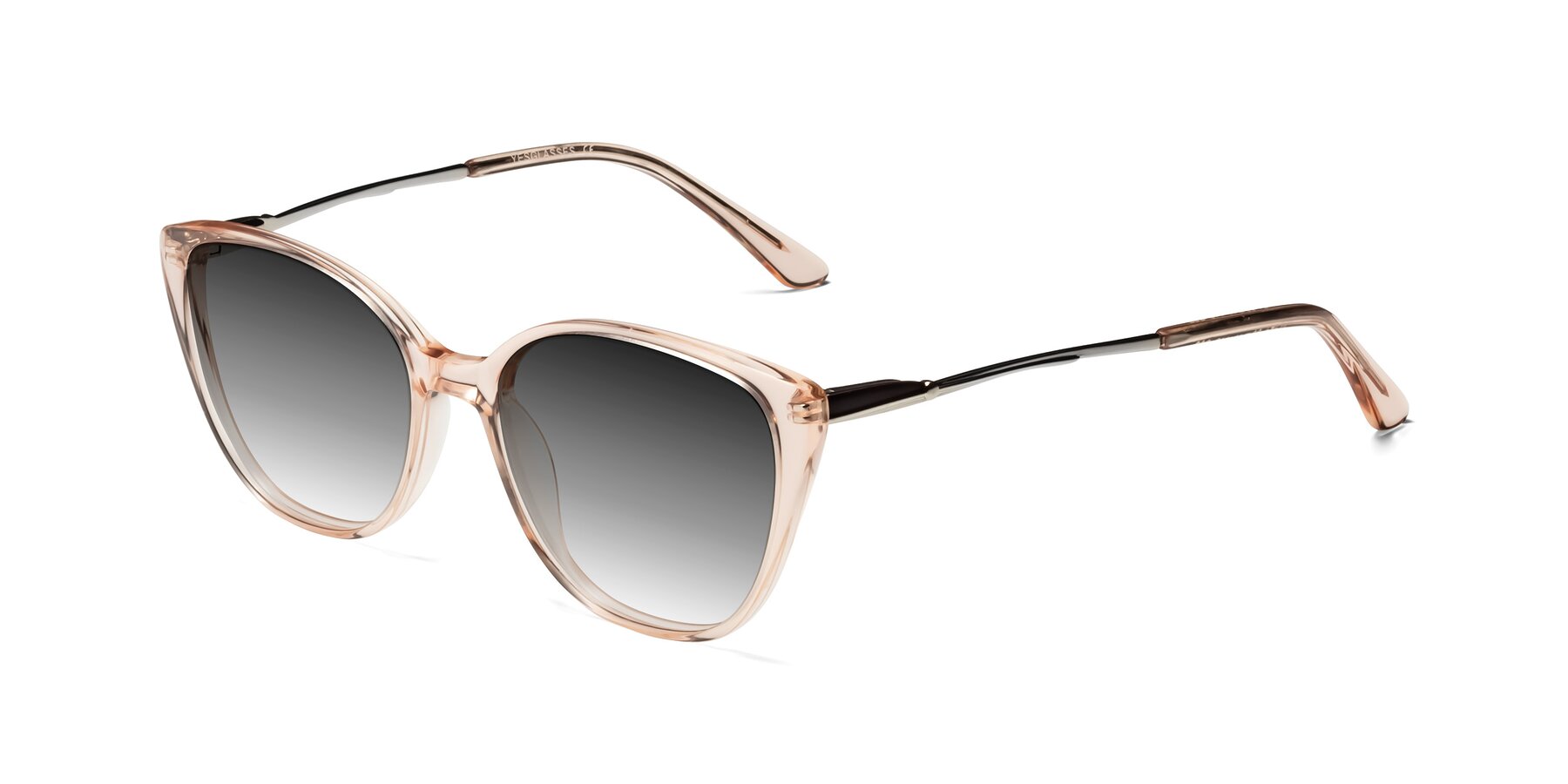 Angle of 17424 in Transparent Pink with Gray Gradient Lenses