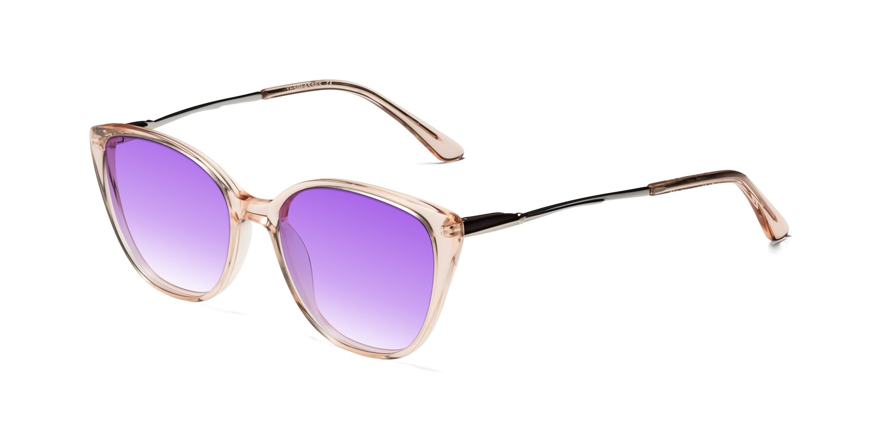 Angle of 17424 in Transparent Pink with Purple Gradient Lenses
