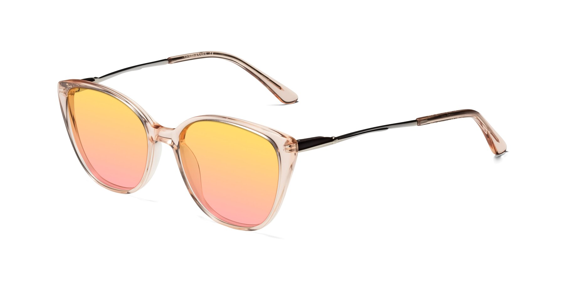 Angle of 17424 in Transparent Pink with Yellow / Pink Gradient Lenses