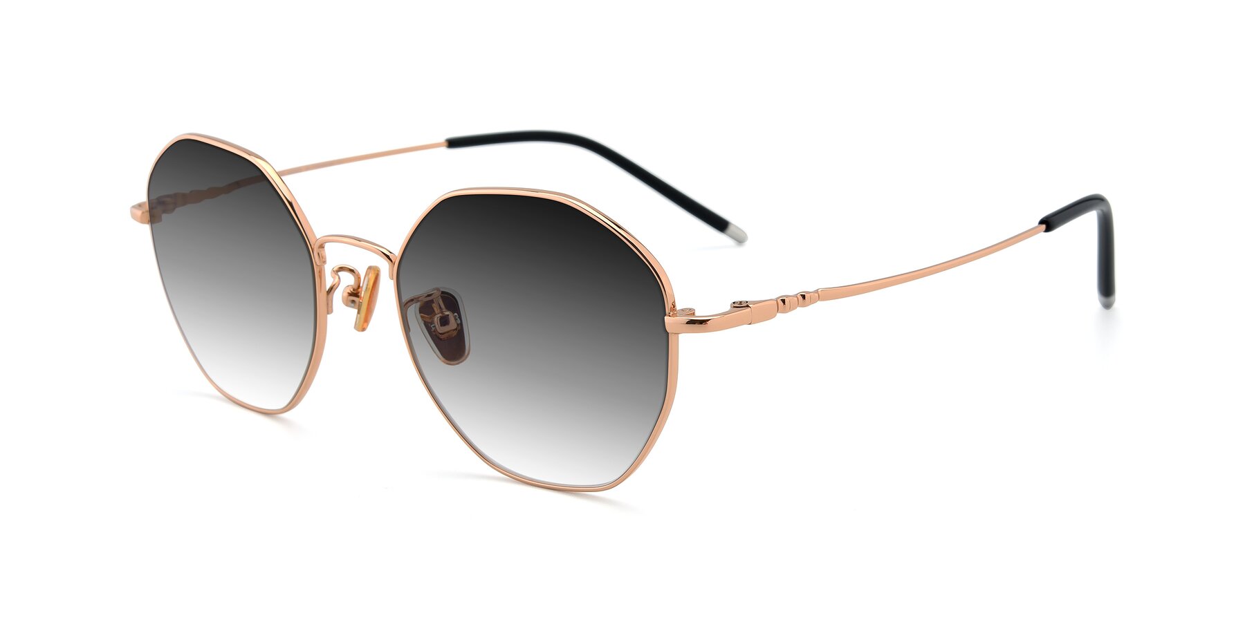 Angle of 90059 in Gold with Gray Gradient Lenses