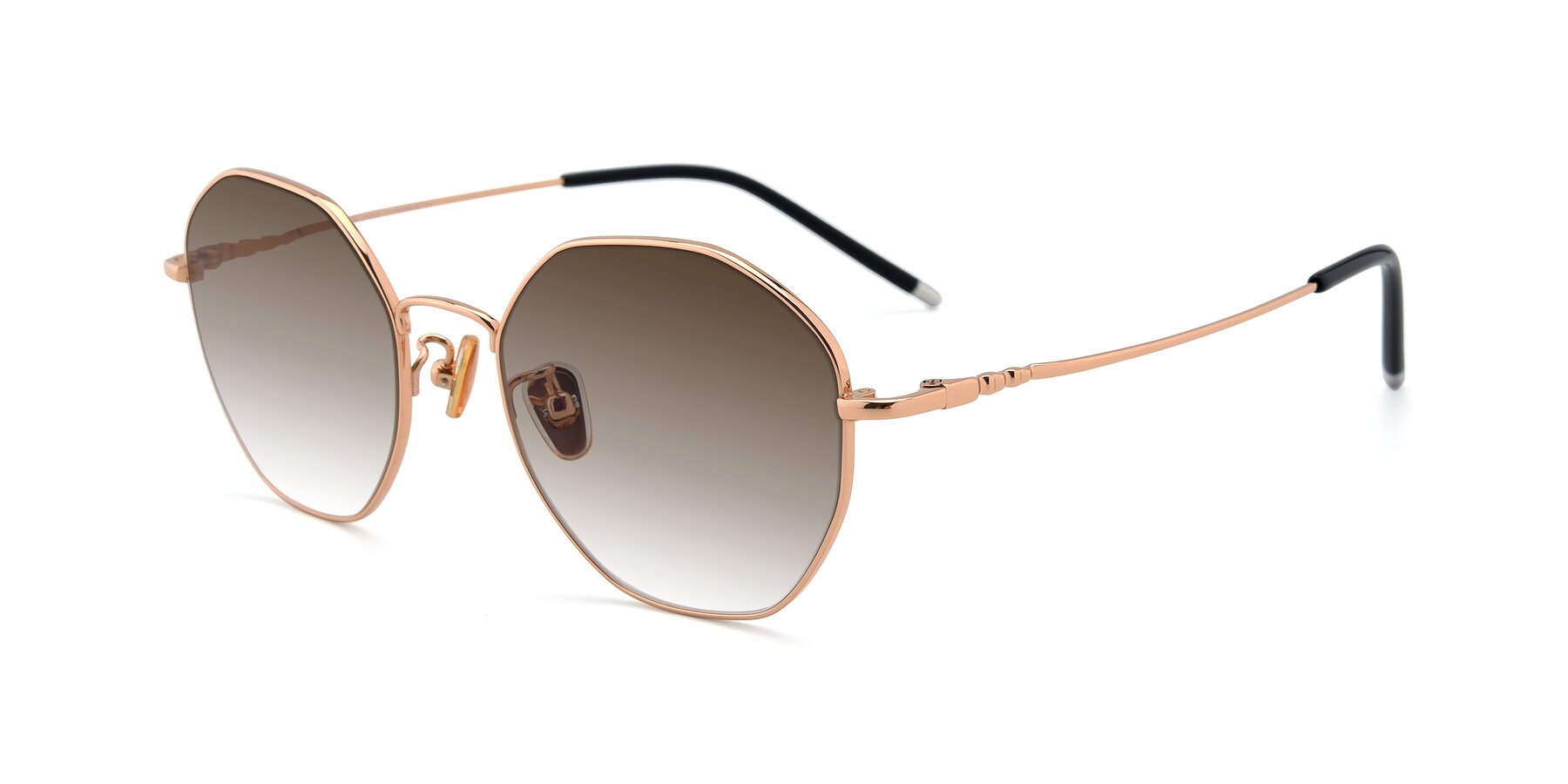 Angle of 90059 in Gold with Brown Gradient Lenses