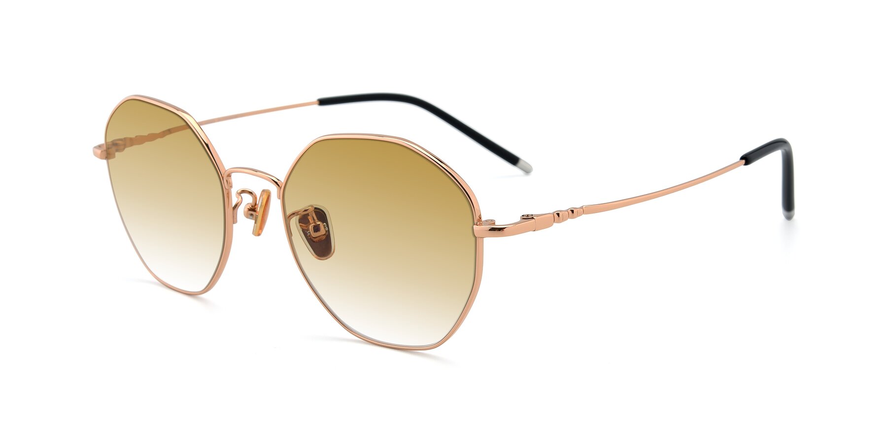 Angle of 90059 in Gold with Champagne Gradient Lenses