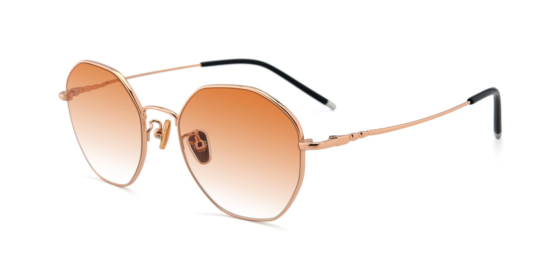 Angle of 90059 in Gold with Orange Gradient Lenses