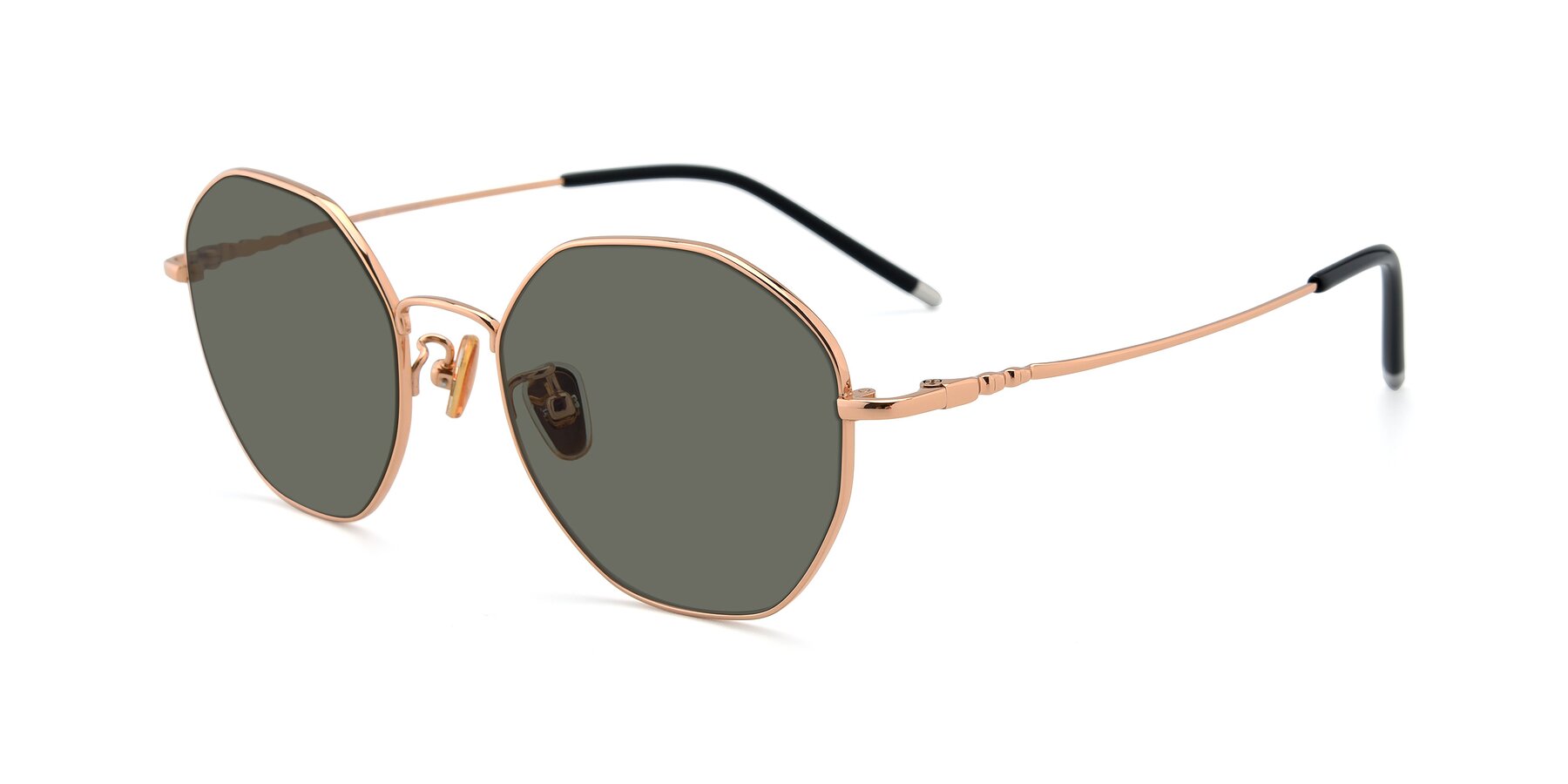 Angle of 90059 in Gold with Gray Polarized Lenses