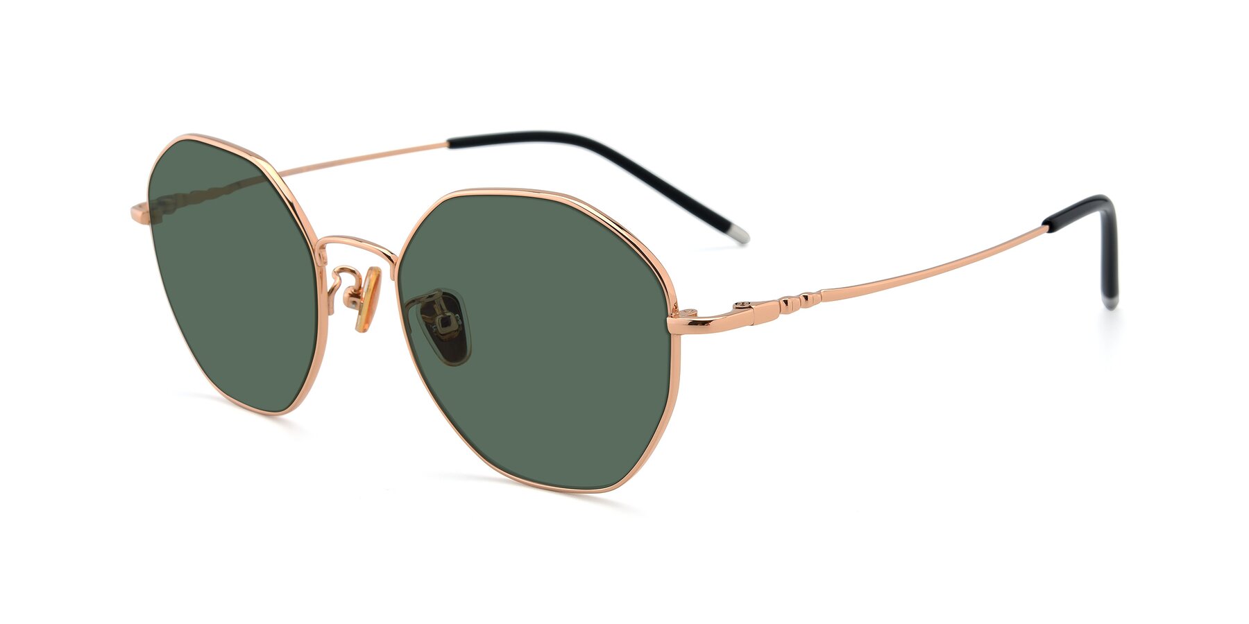 Angle of 90059 in Gold with Green Polarized Lenses