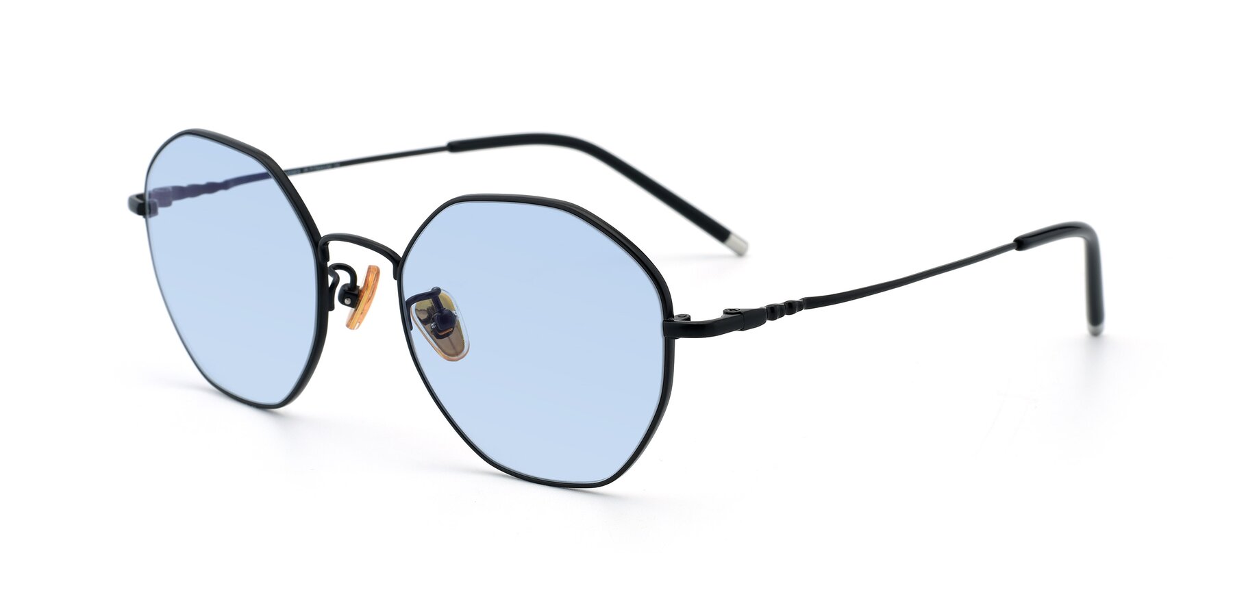 Angle of 90059 in Black with Light Blue Tinted Lenses
