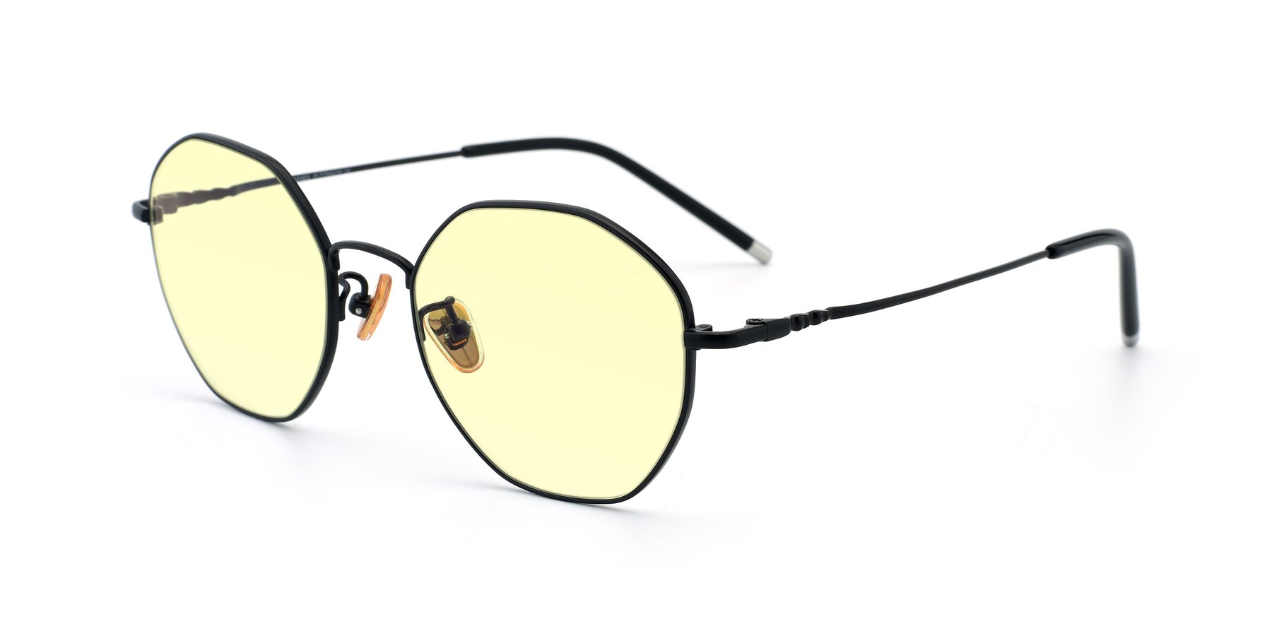 Angle of 90059 in Black with Light Yellow Tinted Lenses