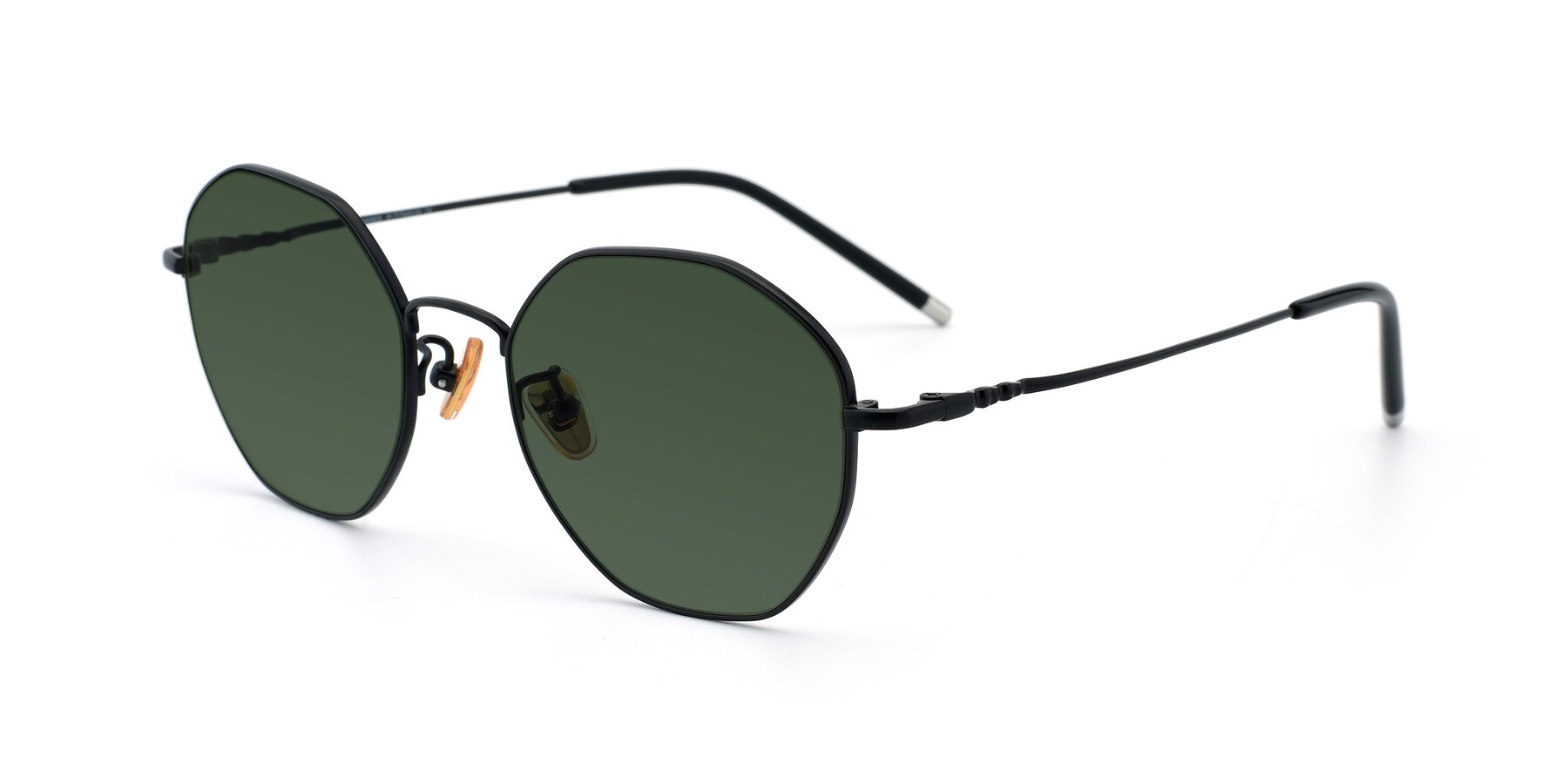 Angle of 90059 in Black with Green Tinted Lenses