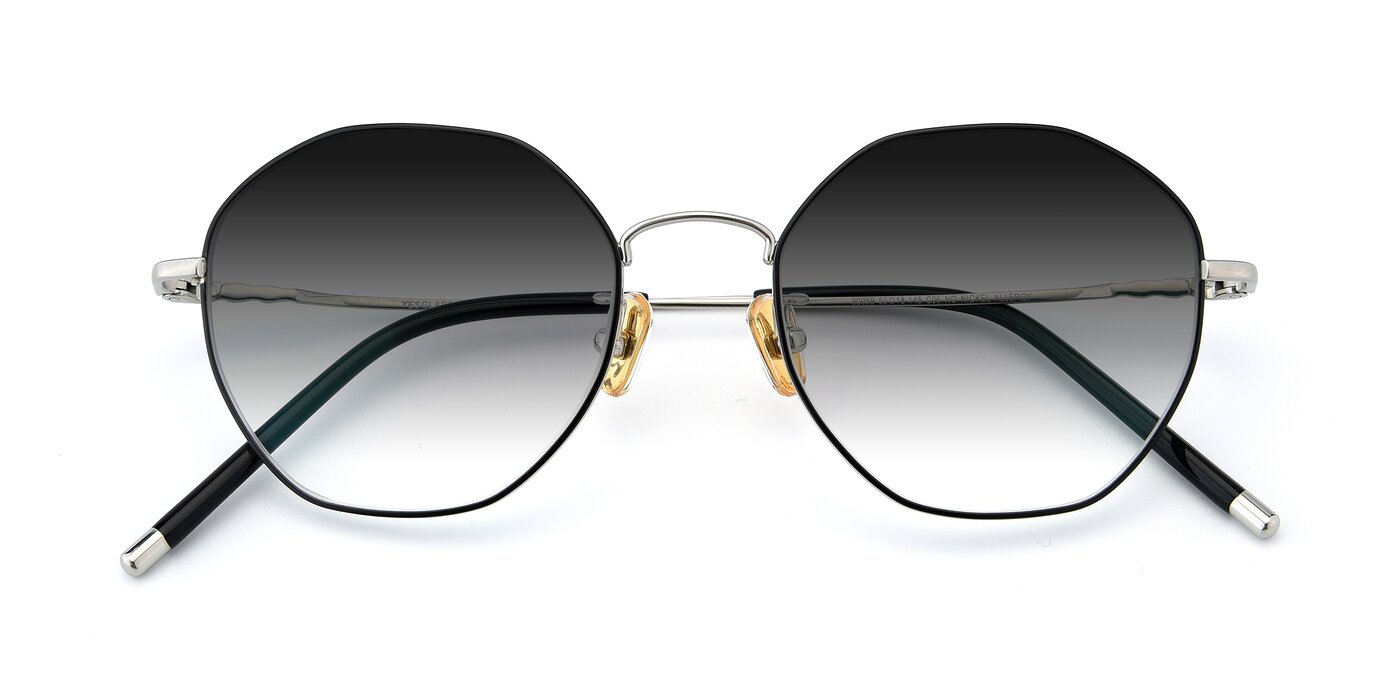 90059 - Black / Silver Gradient Sunglasses