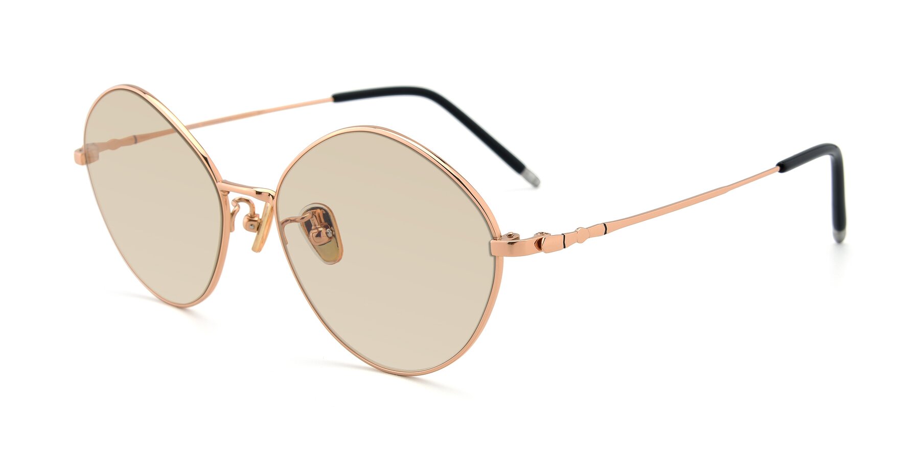 Angle of 90029 in Gold with Light Brown Tinted Lenses
