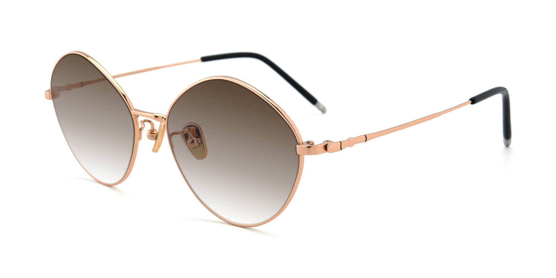 Angle of 90029 in Gold with Brown Gradient Lenses