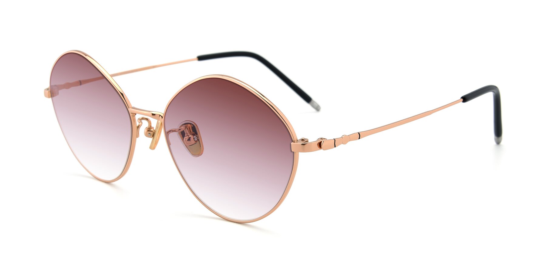 Angle of 90029 in Gold with Garnet Gradient Lenses