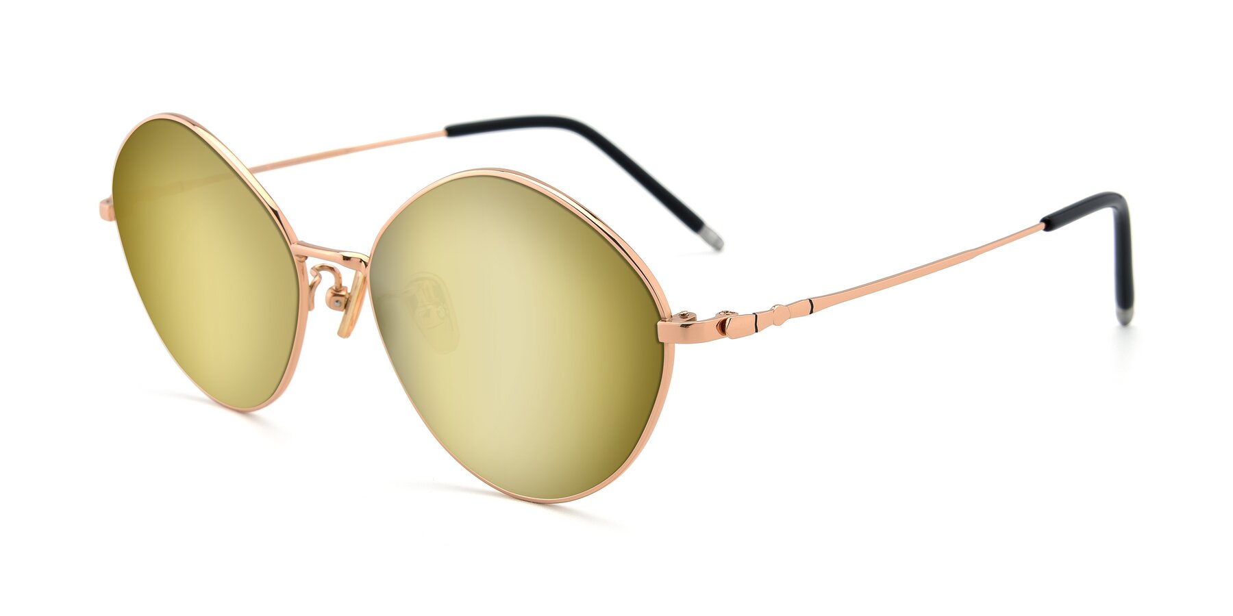 Angle of 90029 in Gold with Gold Mirrored Lenses