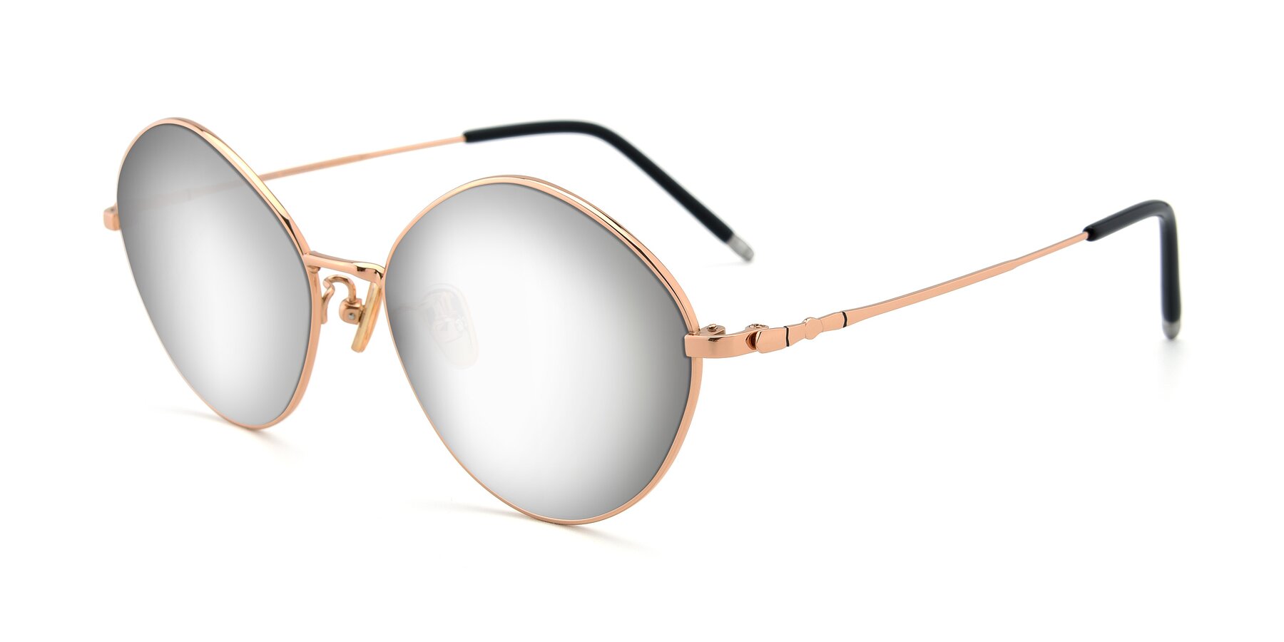 Angle of 90029 in Gold with Silver Mirrored Lenses
